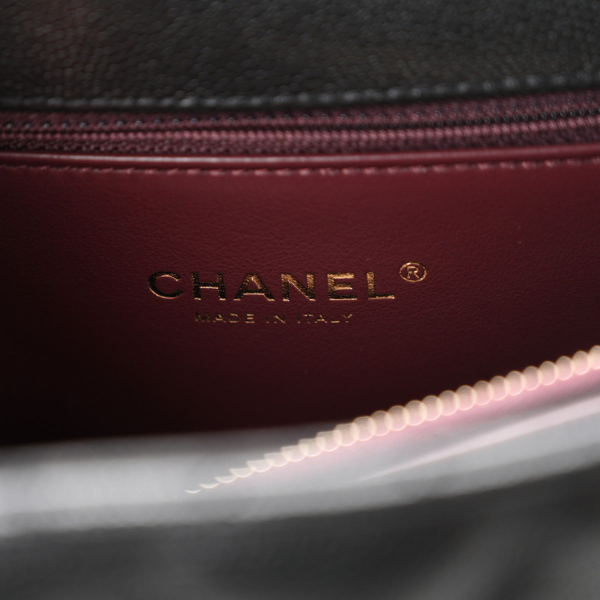 Chanel Caviar Quilted Small Coco Handle Flap Black 6 of 10