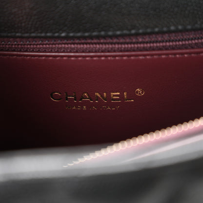 Chanel Caviar Quilted Small Coco Handle Flap Black 6 of 10
