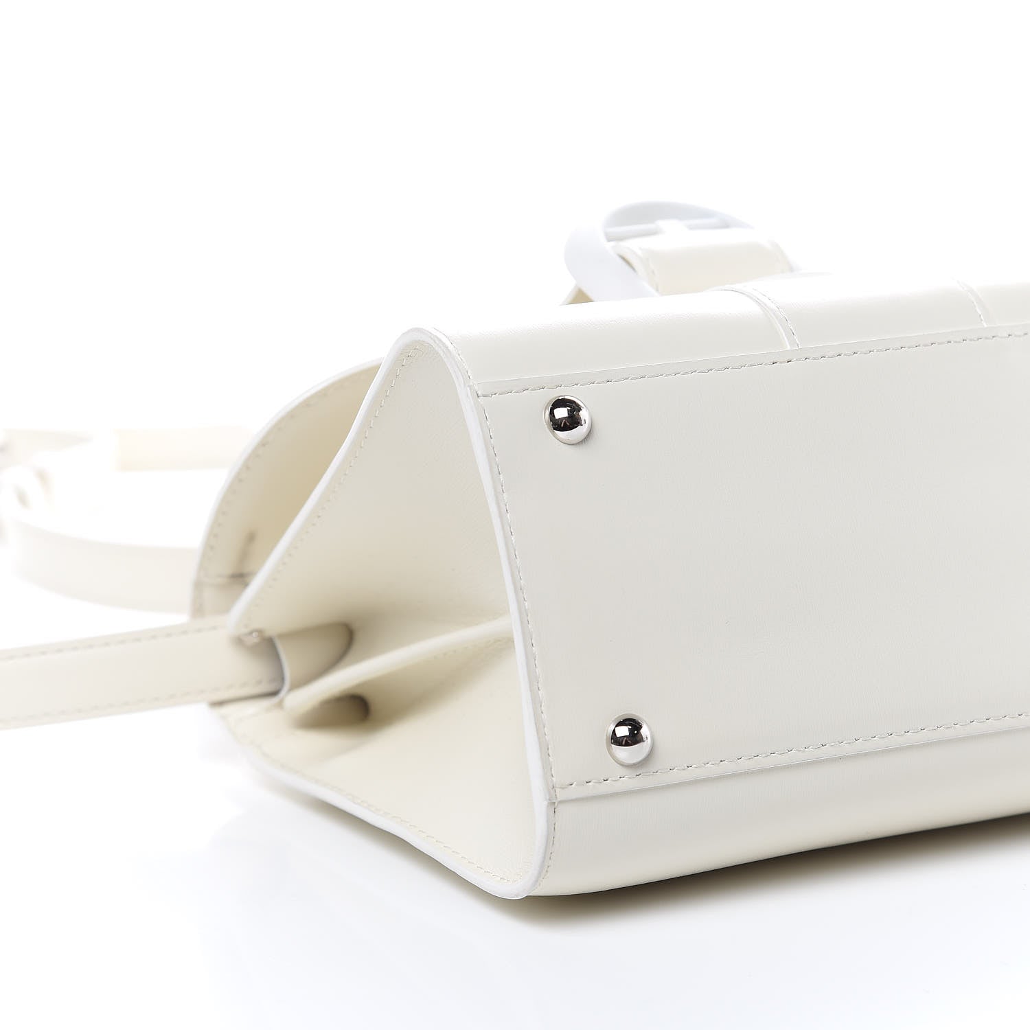 Delvaux Calfskin Mini Brillant Satchel Ivory 13 of 16