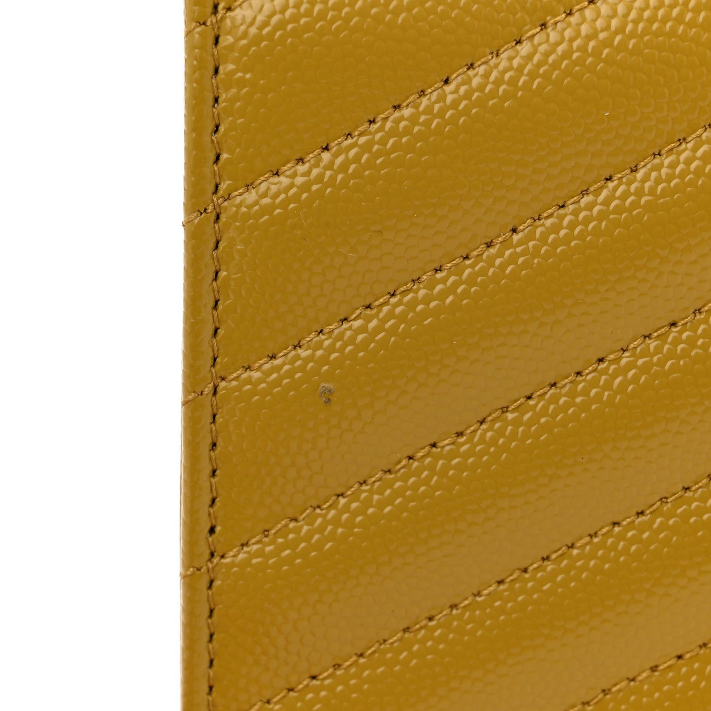 Grain De Poudre Matelasse Chevron Monogram Envelope Clutch Light Chartreuse