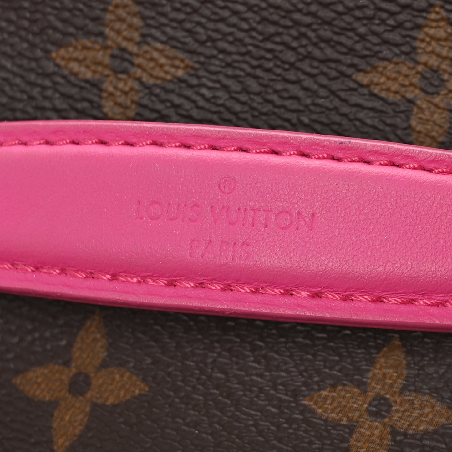 Monogram Macassar Nice Mini Fuchsia