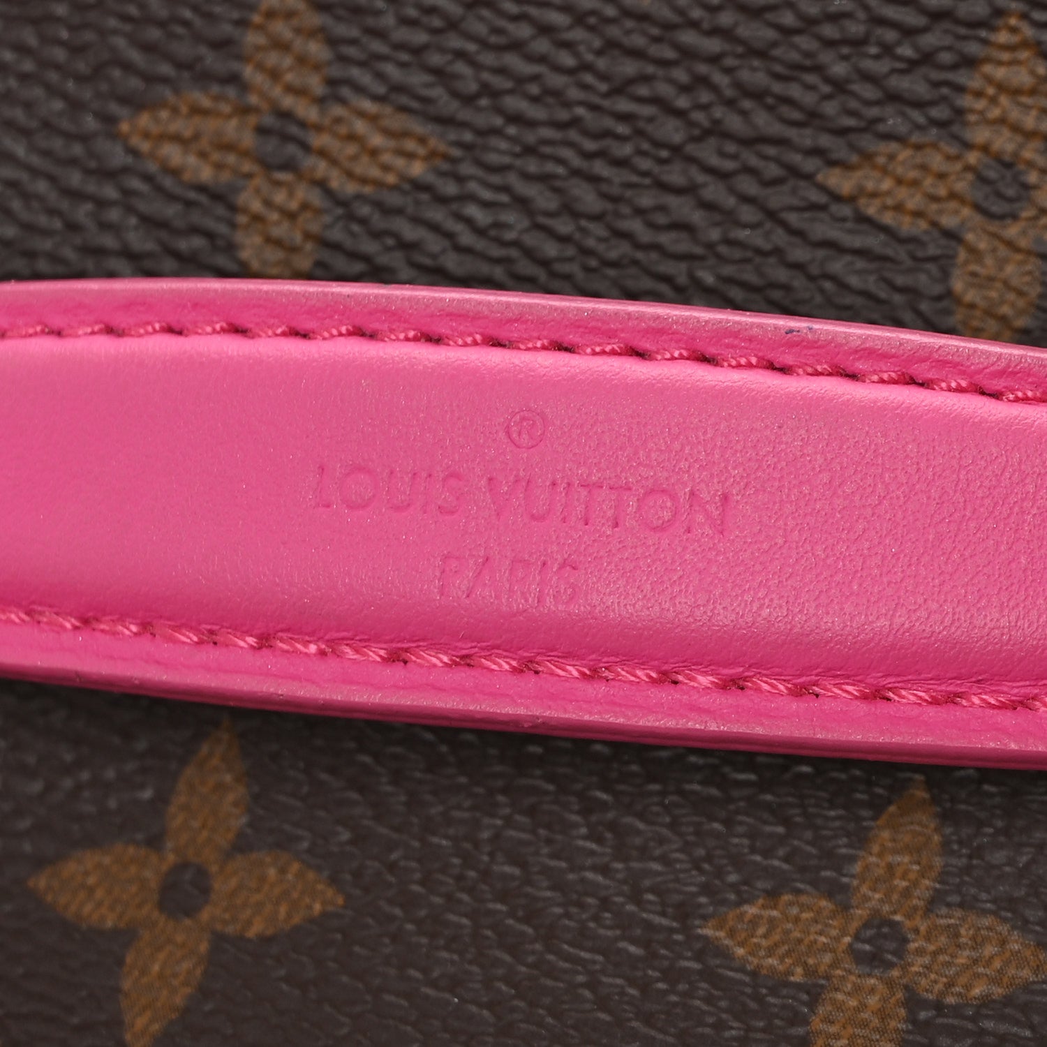 Louis Vuitton Monogram Macassar Nice Mini Fuchsia 8 of 9