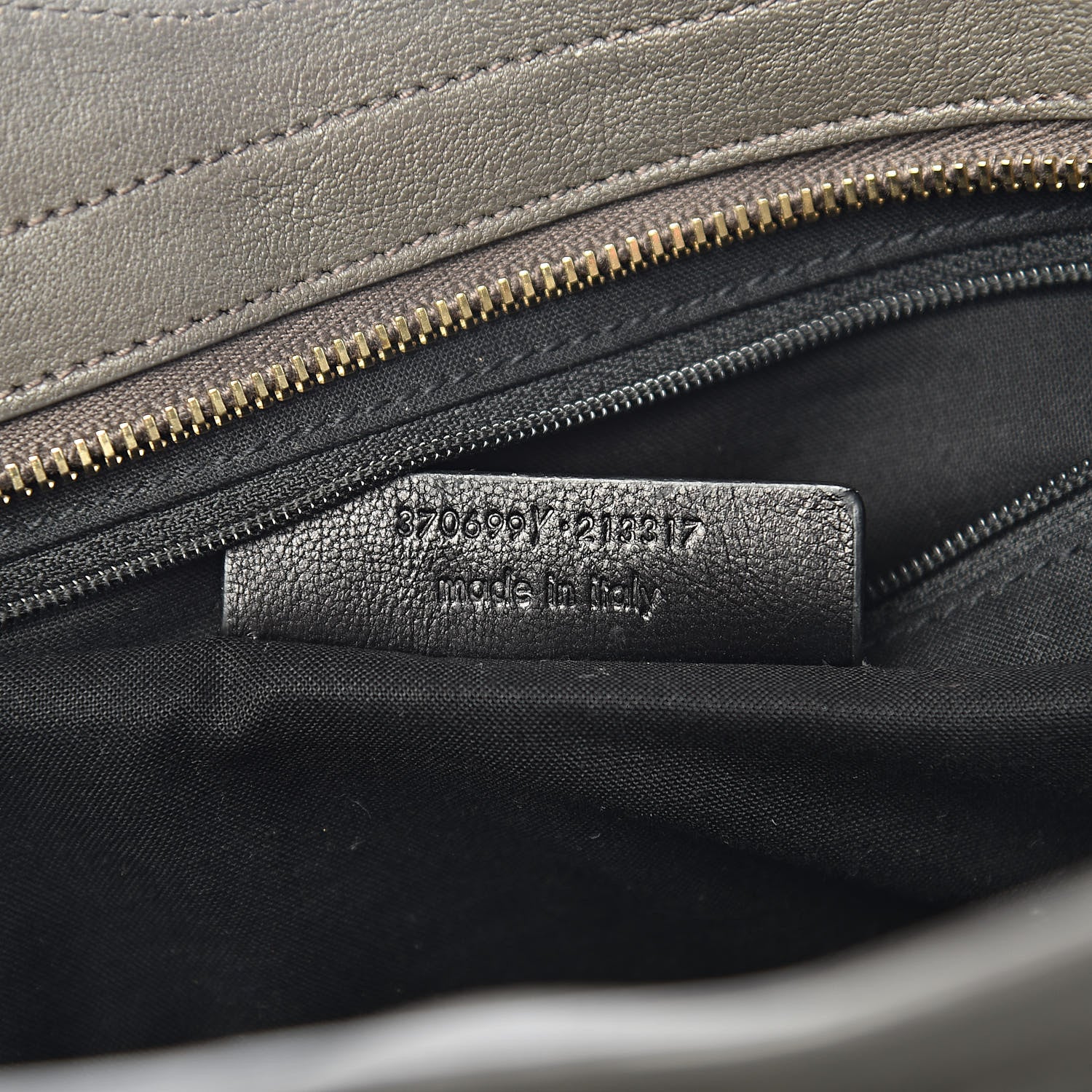 Saint Laurent Sheepskin Small Cabas ChYc Grey 7 of 13