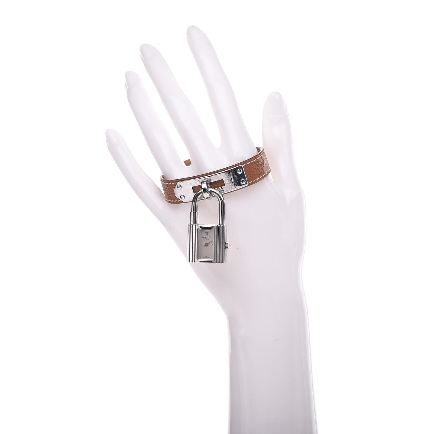 Stainless Steel Courchevel 20mm Kelly Cadena Quartz Watch Gold