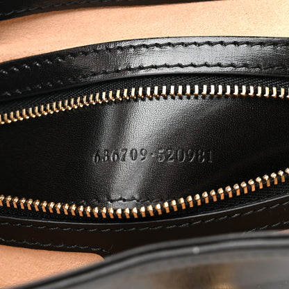 Gucci Boarded Dyana Lux Calfskin Small Jackie 1961 Hobo Black 7 of 10