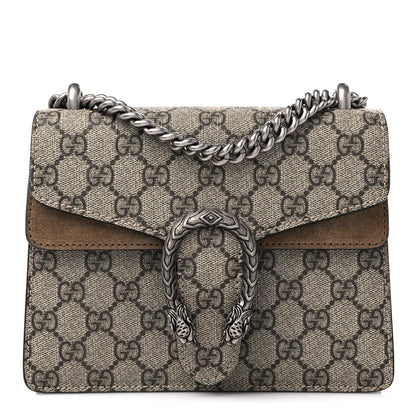 Gucci GG Supreme Monogram Mini Dionysus Shoulder Bag Taupe 1 of 9