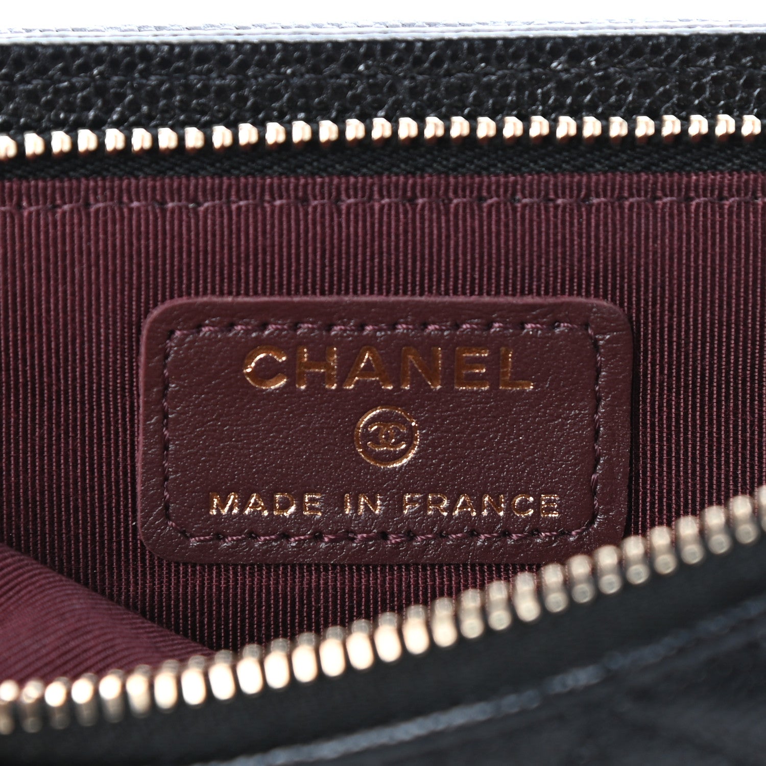 Chanel Caviar Quilted Zip Phone Case Black 6 of 10