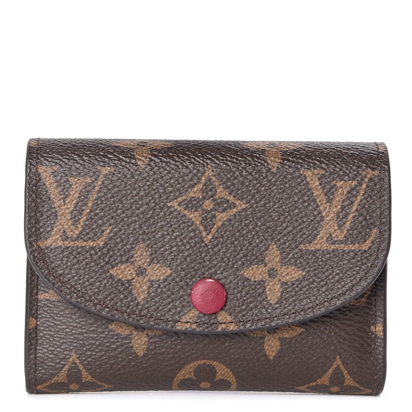 Monogram Rosalie Coin Purse Fuchsia