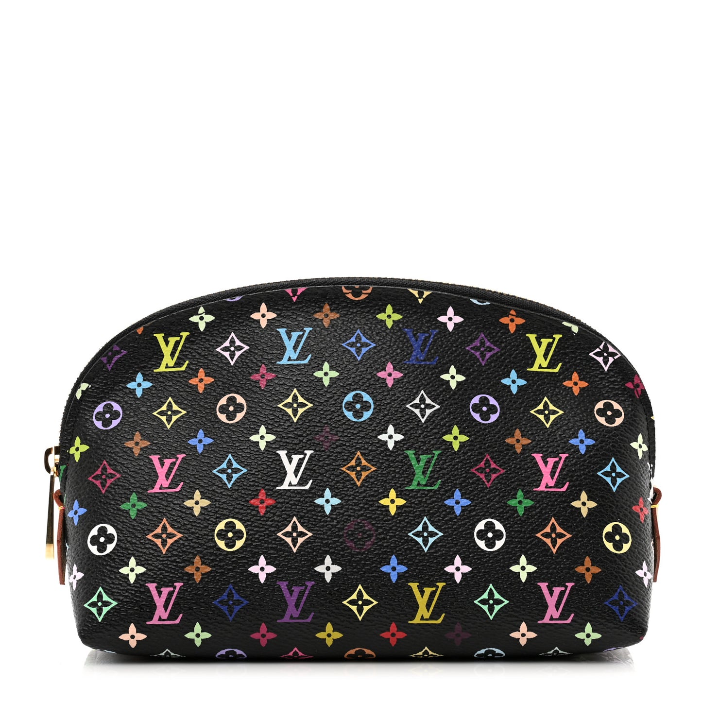 Monogram Multicolor Cosmetic Pouch Black Grenade