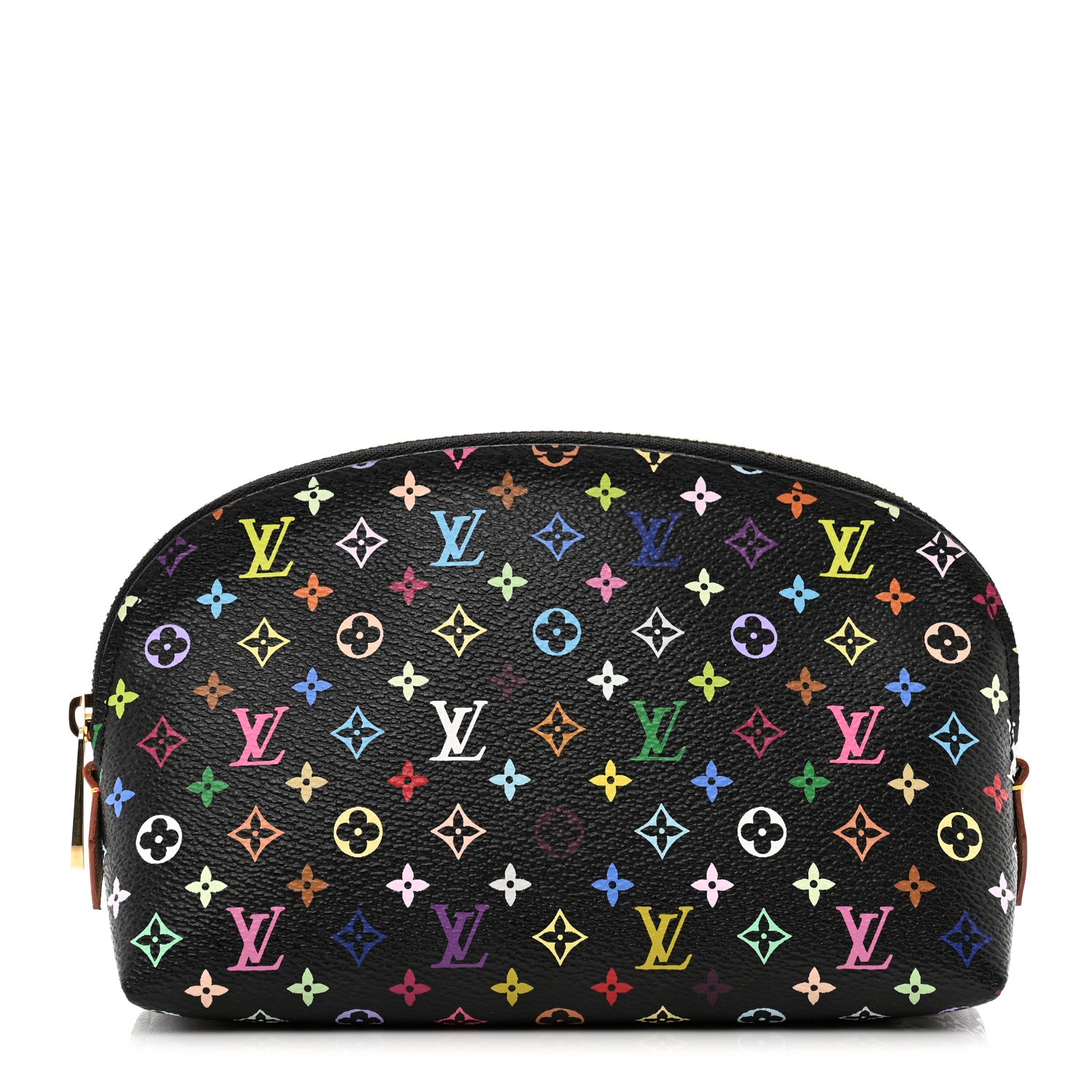 Louis Vuitton Monogram Multicolor Cosmetic Pouch Black Grenade 1 of 6