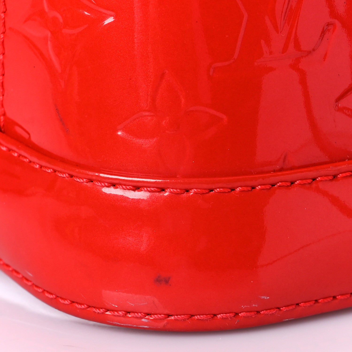 Louis Vuitton Vernis Alma BB Cherry 11 of 15