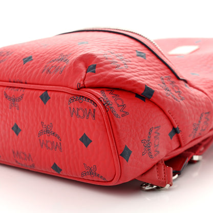 MCM Visetos Klassik Small Sling Bag Ruby Red 9 of 11