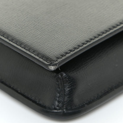 Saint Laurent Smooth Calfskin Monogram Phone Holder Crossbody Black 12 of 23