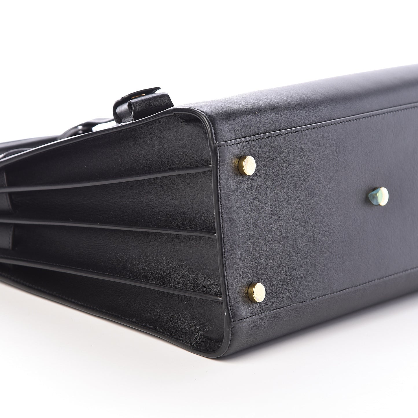 Calfskin Small Sac De Jour Black