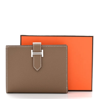 Hermes Epsom Bearn Compact Wallet Etoupe 8 of 8