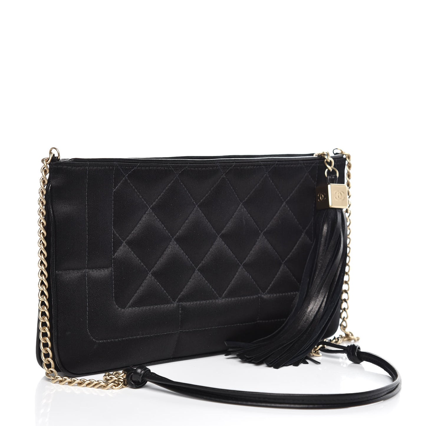 Patent Lambskin Fascination Lockit Gris
