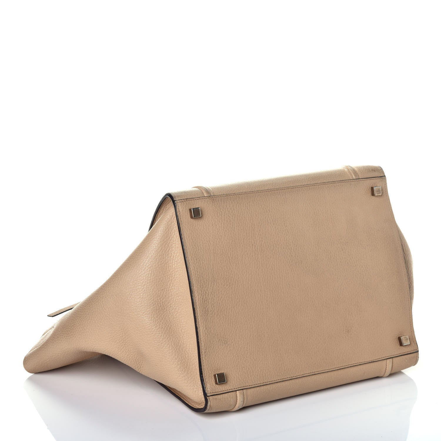 Celine Grained Calfskin Medium Phantom Luggage Dune 4 of 11