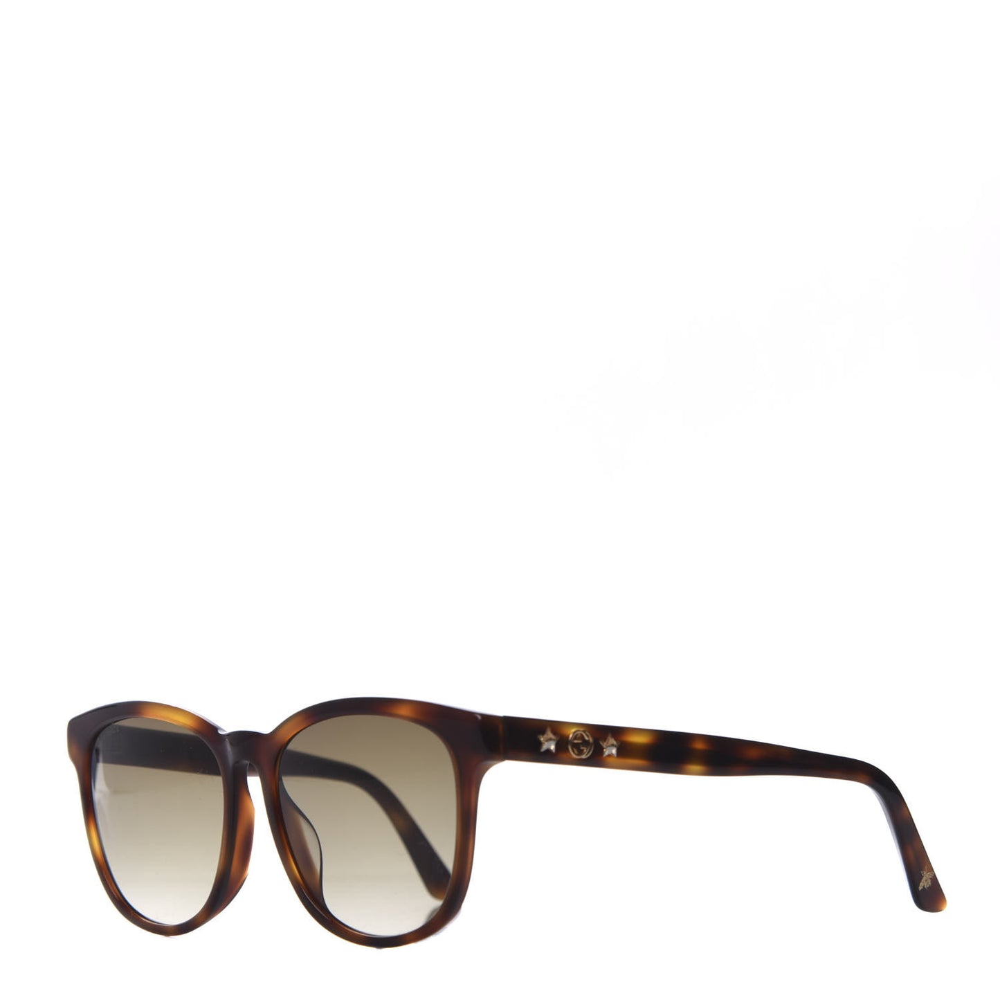 Round Frame Star Sunglasses GG0232SK Tortoiseshell