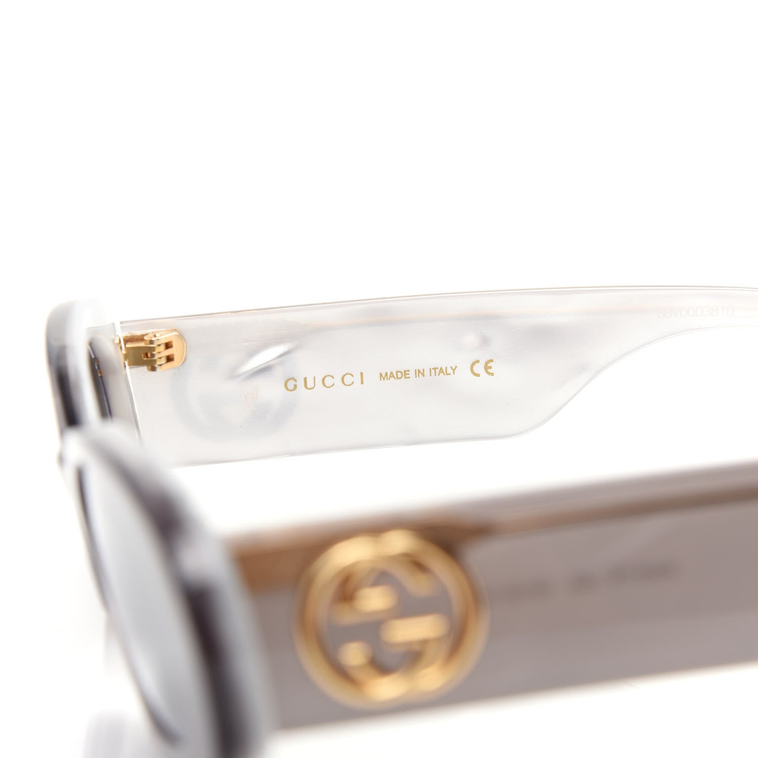 Gucci Acetate Oval Sunglasses GG0517S Grey 5 of 8