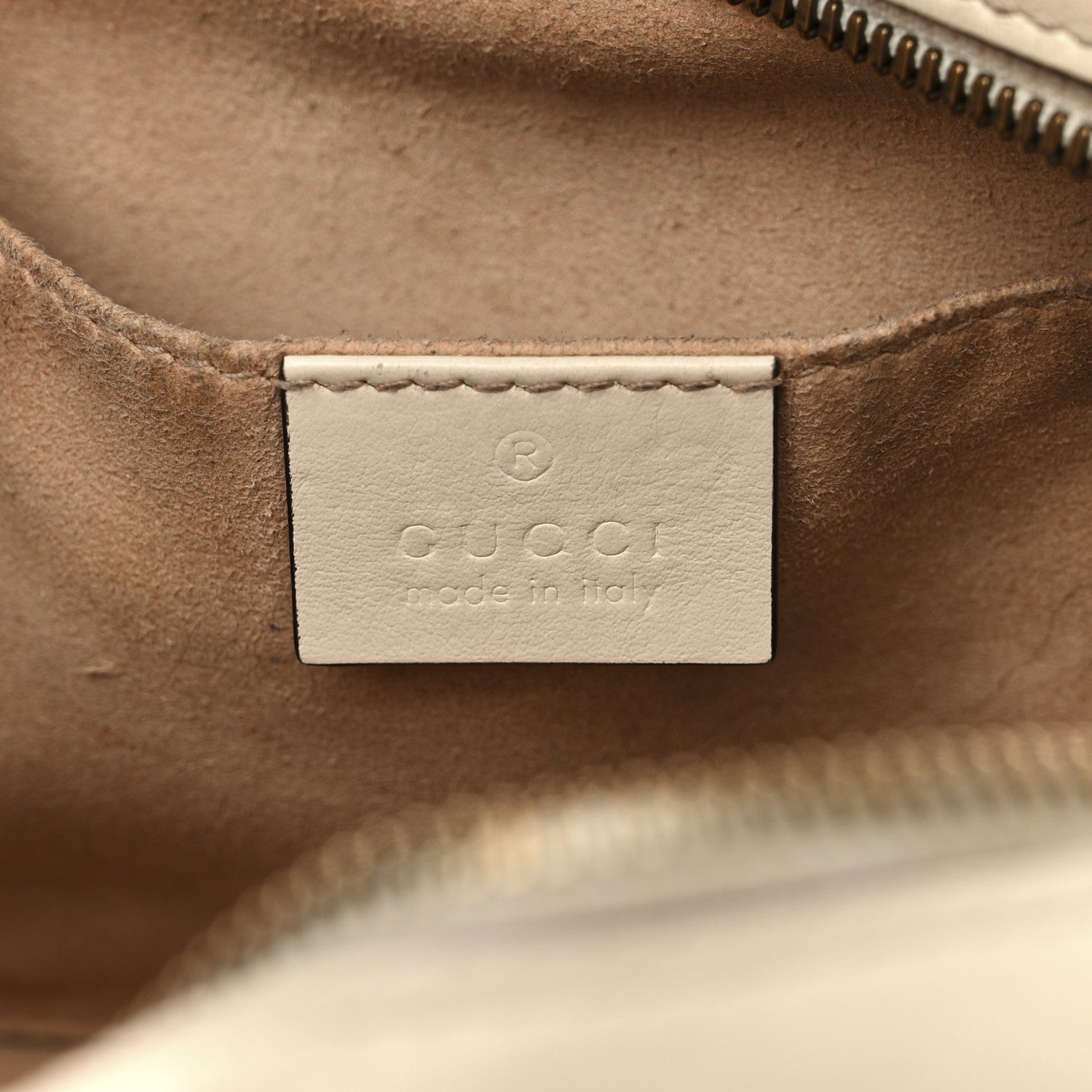 Gucci Calfskin Matelasse Small GG Marmont Chain Shoulder Bag White 6 of 19