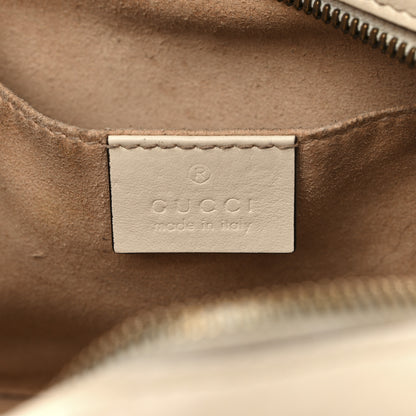 Gucci Calfskin Matelasse Small GG Marmont Chain Shoulder Bag White 6 of 19