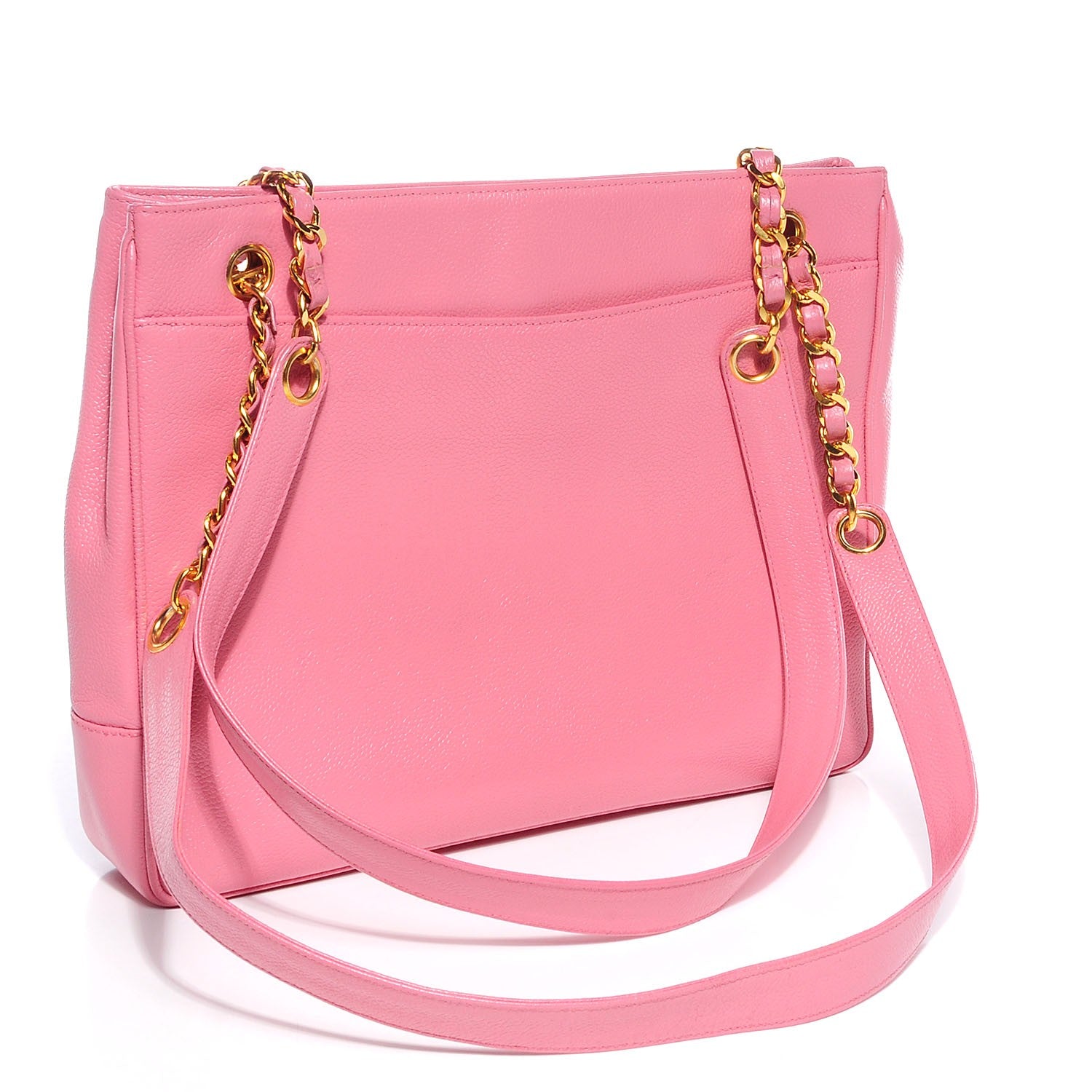 Chanel Caviar CC Shoulder Bag Pink 3 of 8