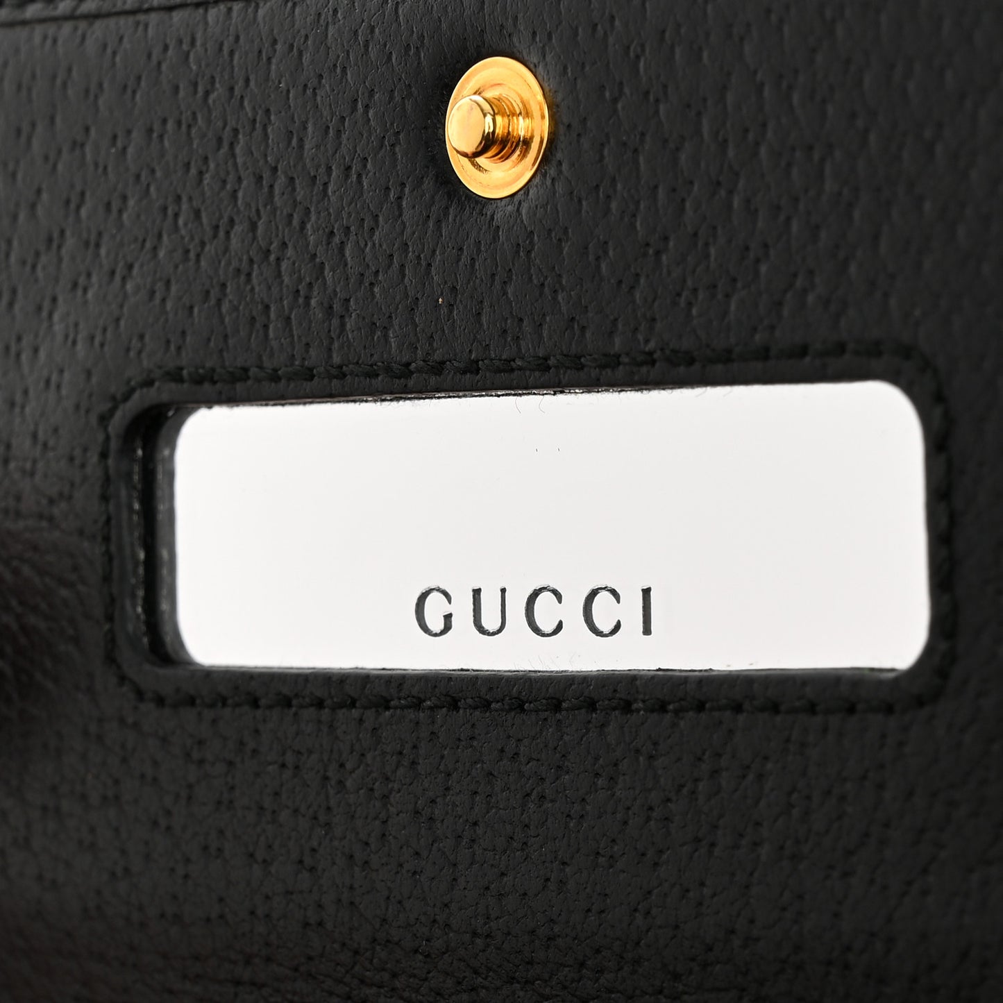 Calfskin Web Ophidia Wallet On Chain Black