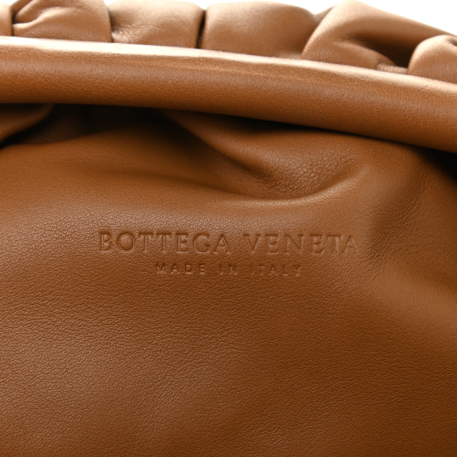 Bottega Veneta Smooth Butter Calf The Pouch Oversized Clutch Cammello 6 of 9