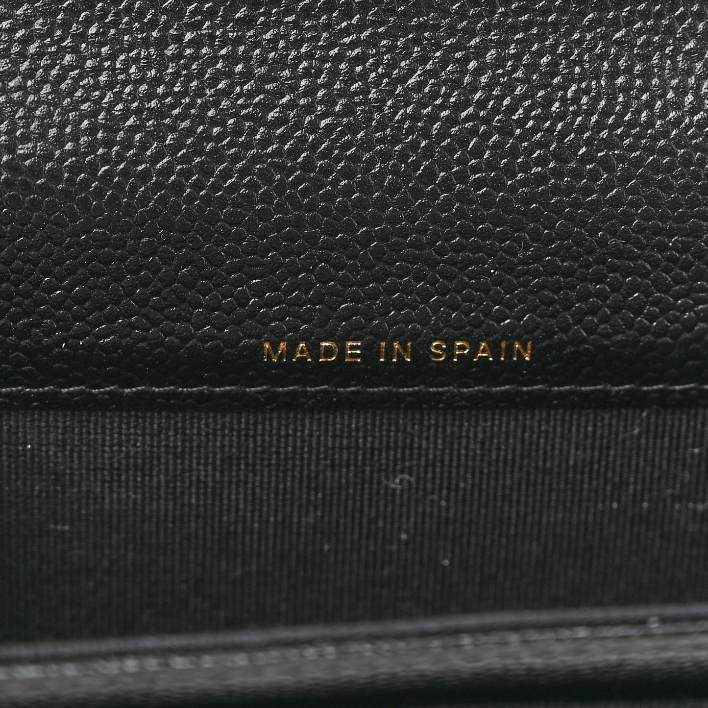 Caviar Quilted Chain CC Flap Card Holder Black