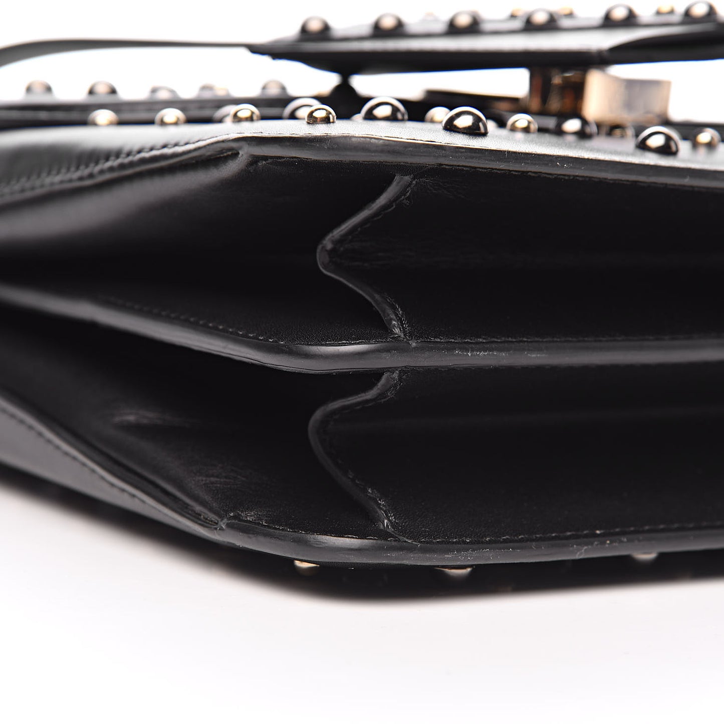 Nappa Studded Medium DV ONE Satchel Black