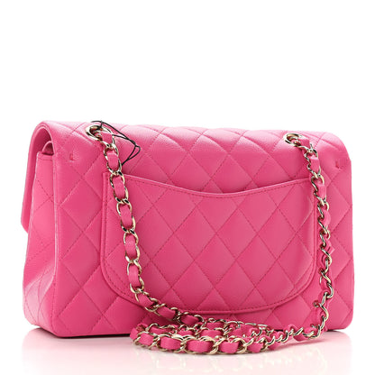 Chanel Caviar Quilted Small Double Flap Dark Pink 2 of 9