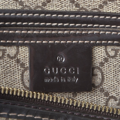 Gucci GG Plus Monogram Tattoo Heart Medium Joy Boston Dark Brown 6 of 7