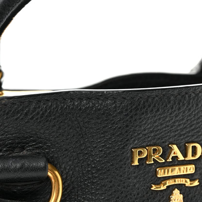 Prada Vitello Daino Tote Nero Black 22 of 23