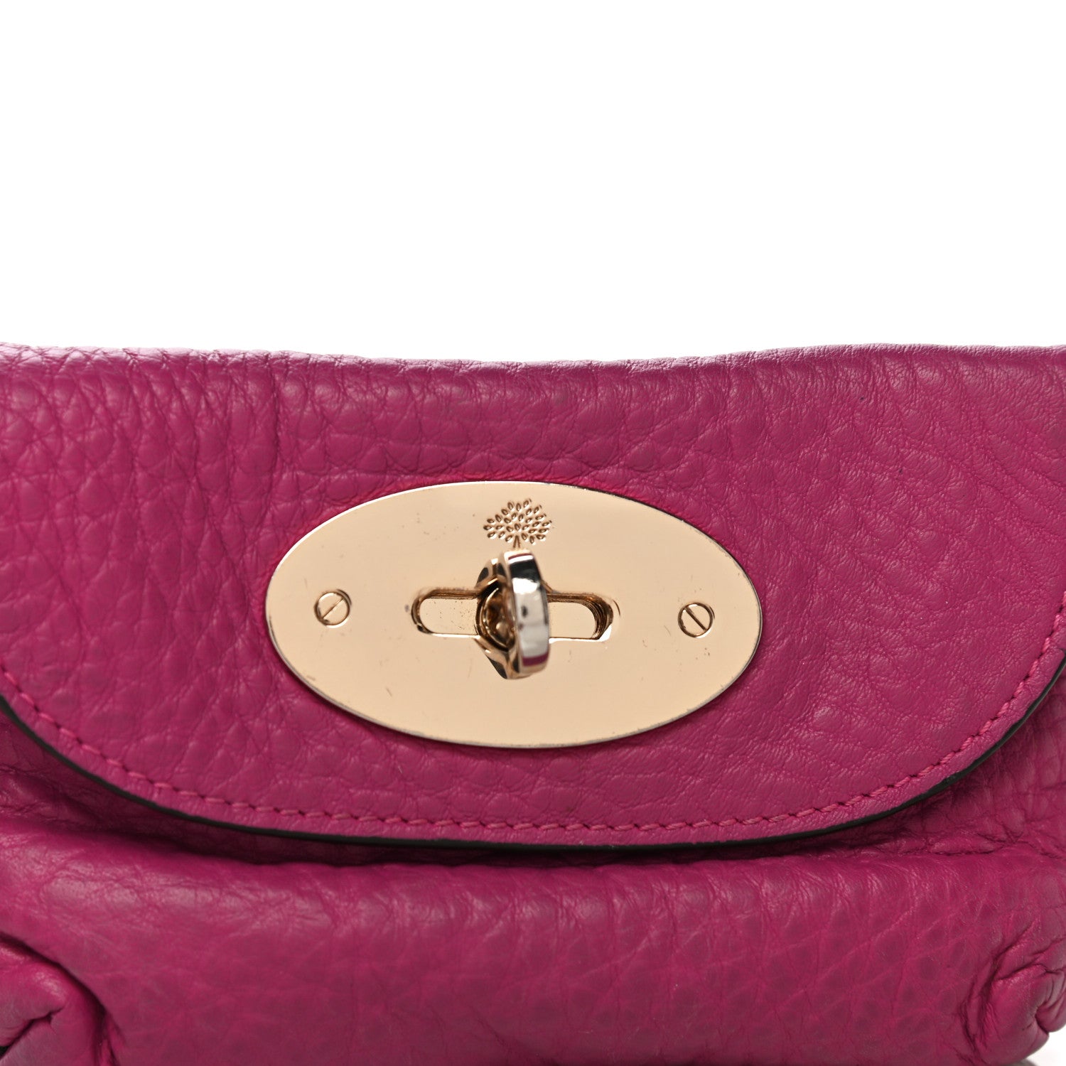 Mulberry Grained Calfskin Darley Key Pouch Violet 6 of 10