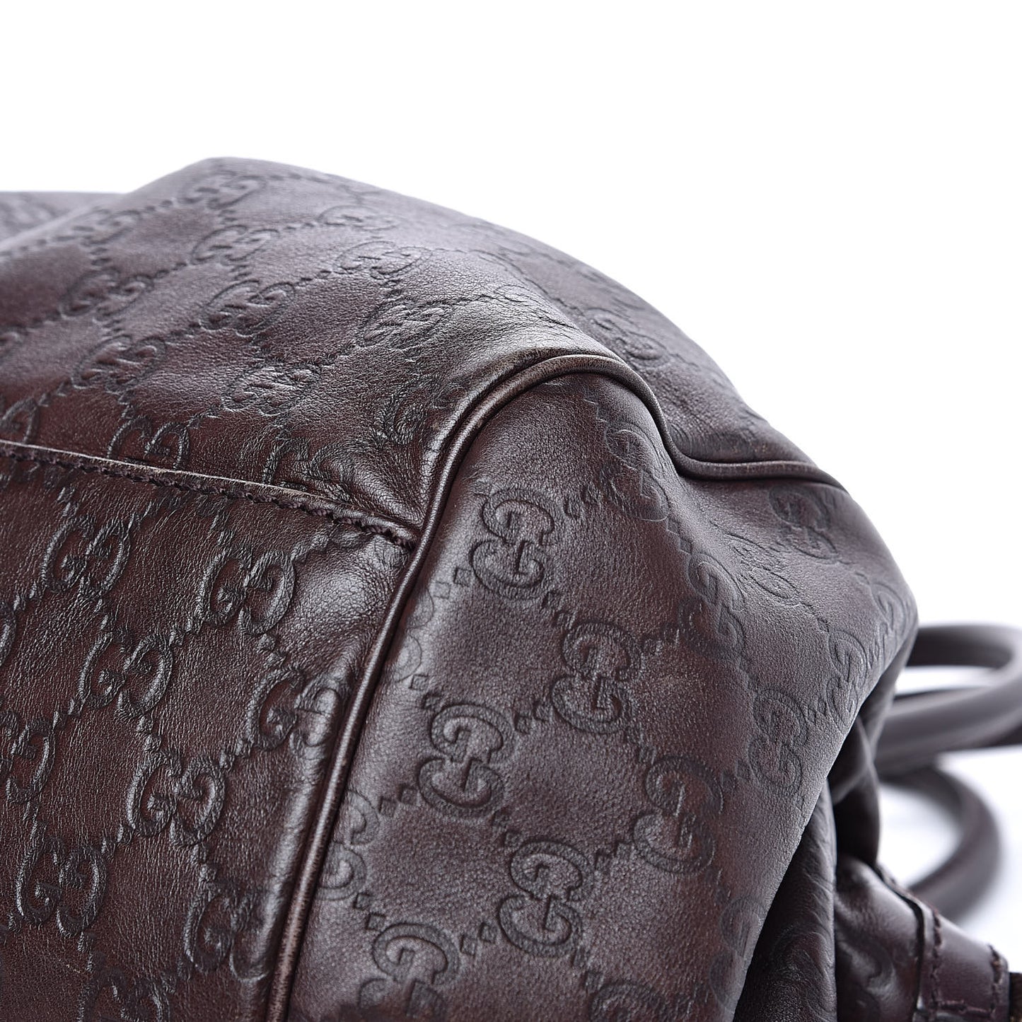 Guccissima Medium Sukey Boston Chocolate