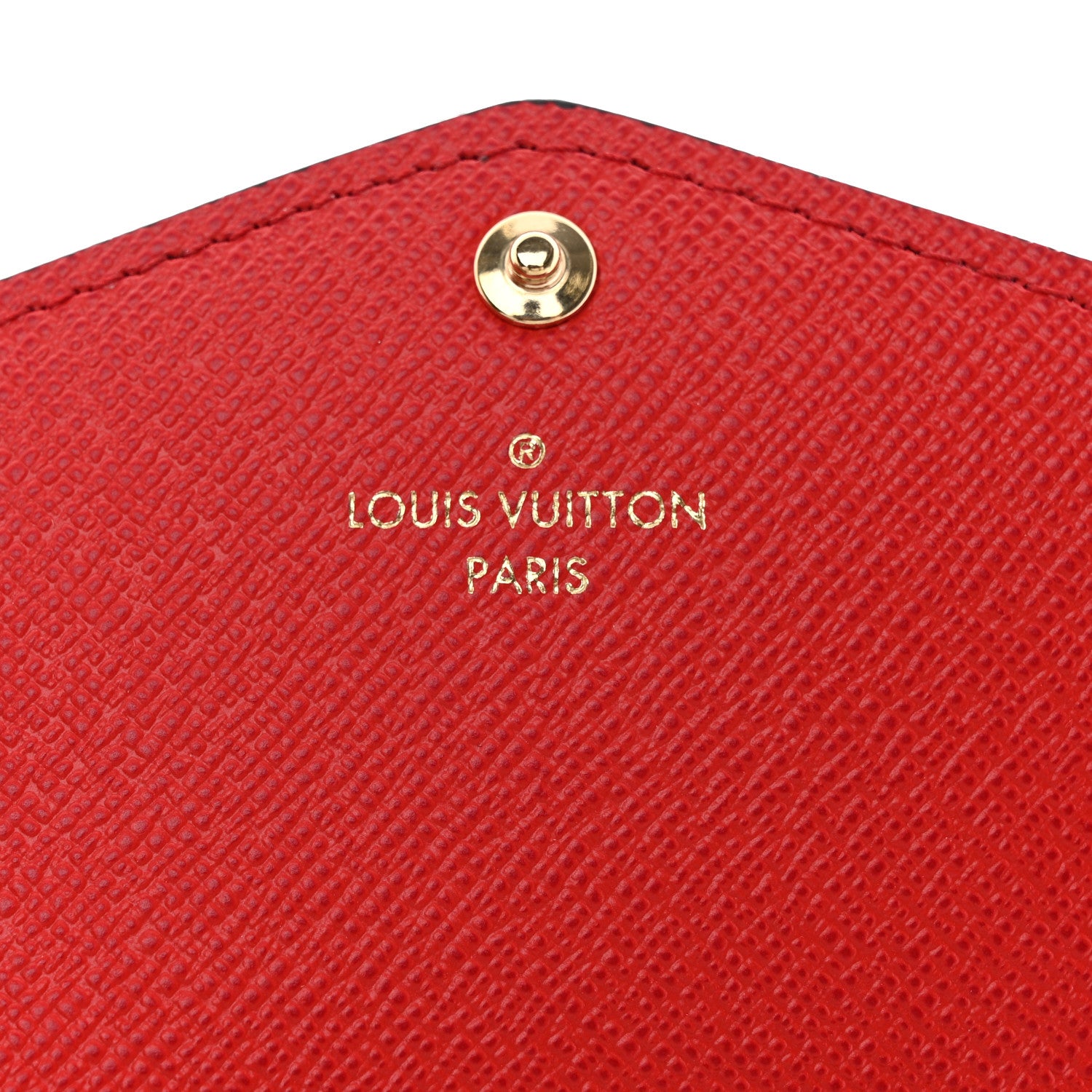 Louis Vuitton Monogram Sarah Wallet NM Coquelicot 6 of 9