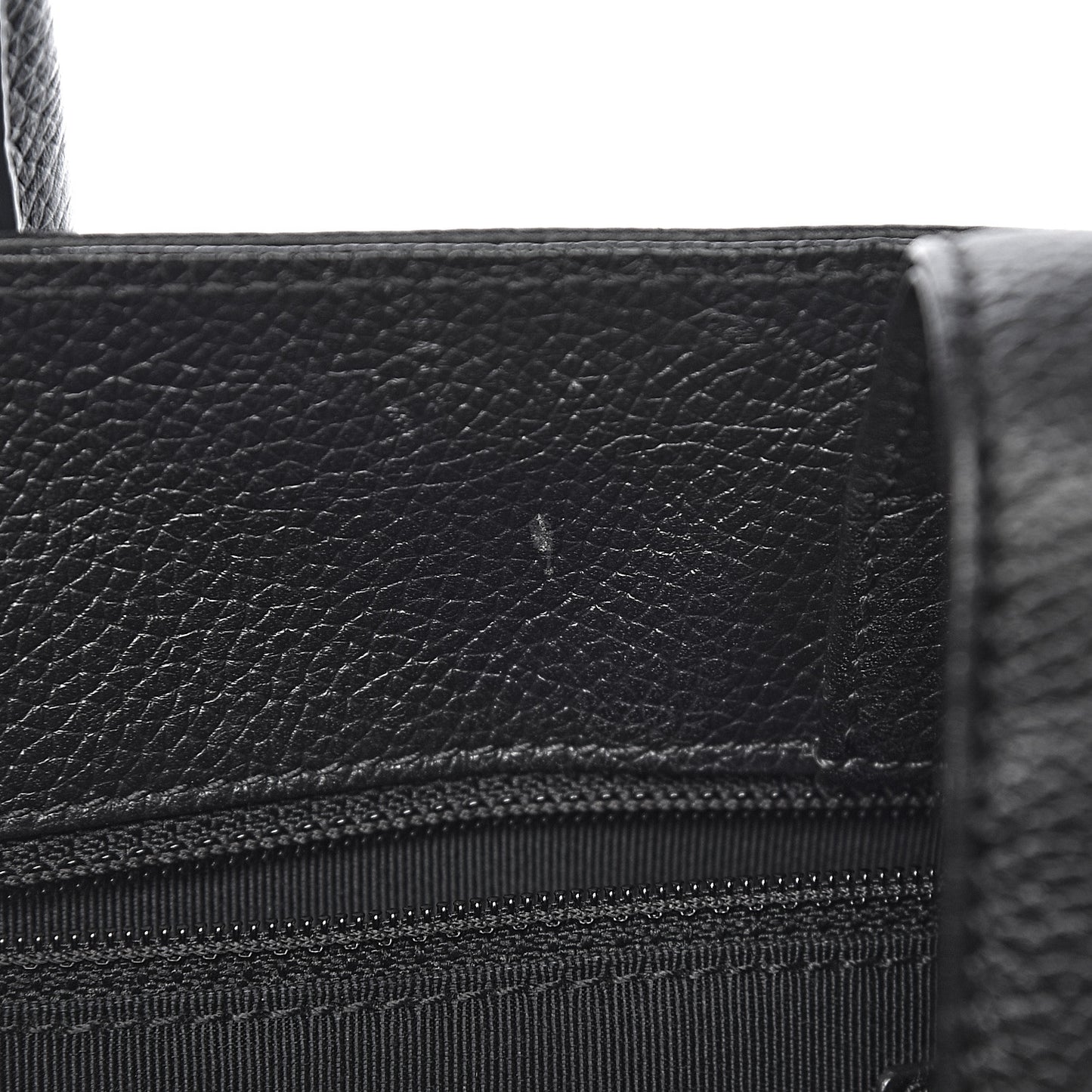 Calfskin Cerf Executive Shopper Tote Black