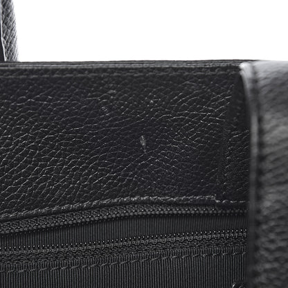 Chanel Calfskin Cerf Executive Shopper Tote Black 8 of 12