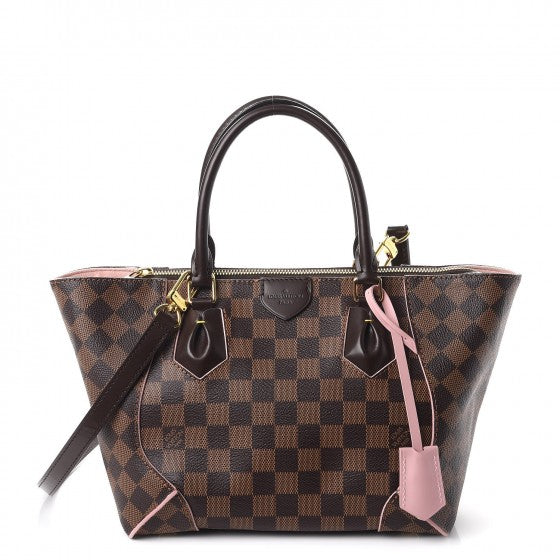 Louis Vuitton Damier Ebene Caissa Tote PM Rose Ballerine 1 of 8