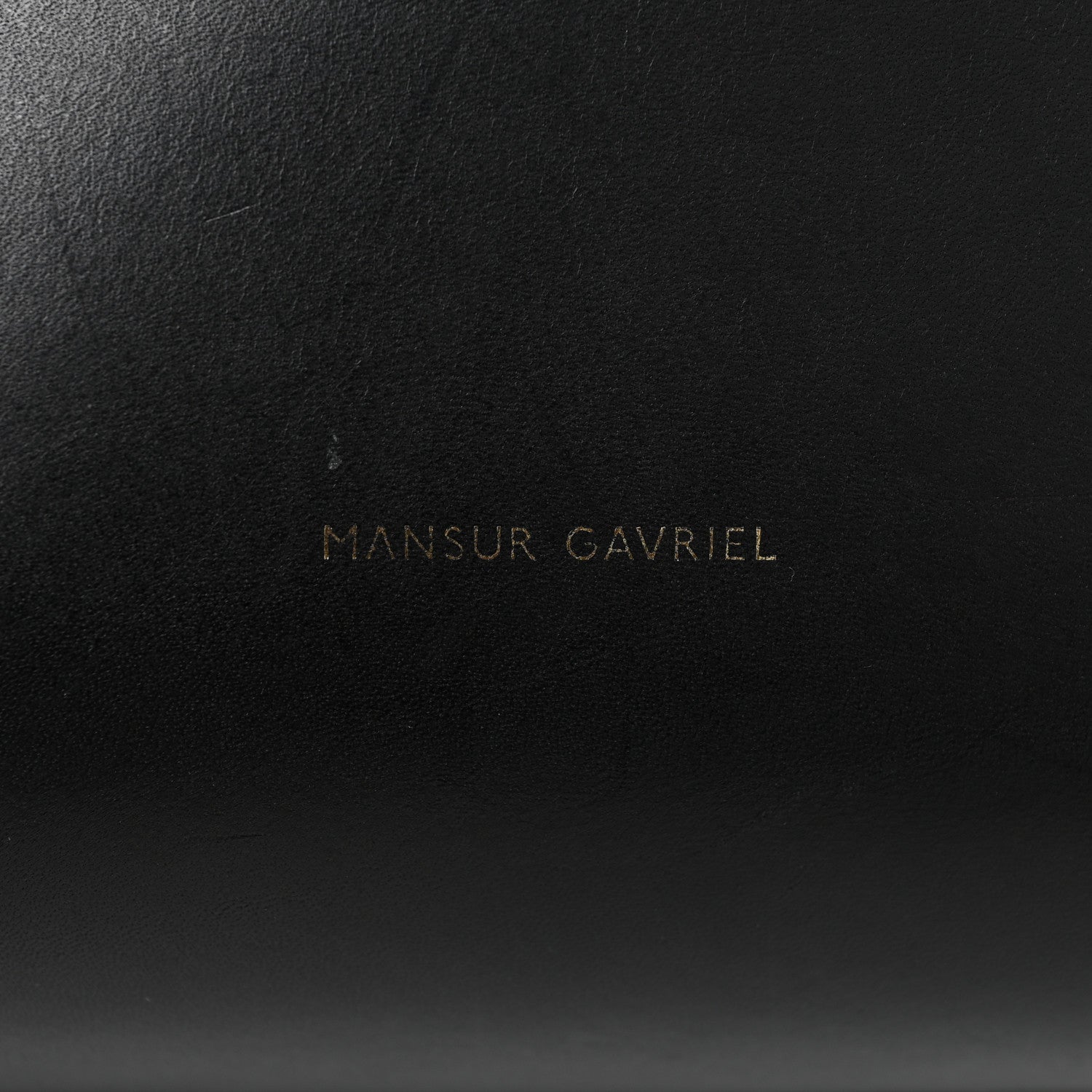Mansur Gavriel Vegetable Tanned Calfskin Bucket Bag Black Flamma 6 of 19