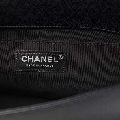 Chanel Caviar Quilted Medium Boy Flap Black 6 of 11