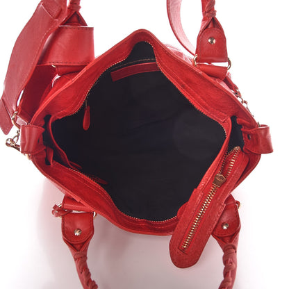 Balenciaga Agneau Giant 21 Rose Gold Hardware Velo Coquelicot 5 of 10