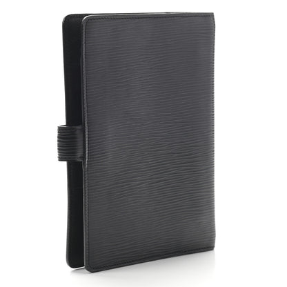 Louis Vuitton Epi Medium Ring Agenda Cover Black 2 of 7