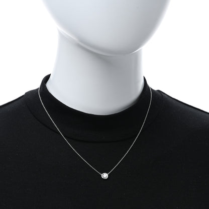 Tiffany Platinum Diamond .65ct Elsa Peretti Diamonds by the Yard Pendant Necklace 2 of 5