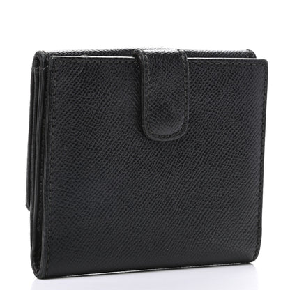 Chanel Grained Calfskin CC Flap Wallet Black 3 of 9