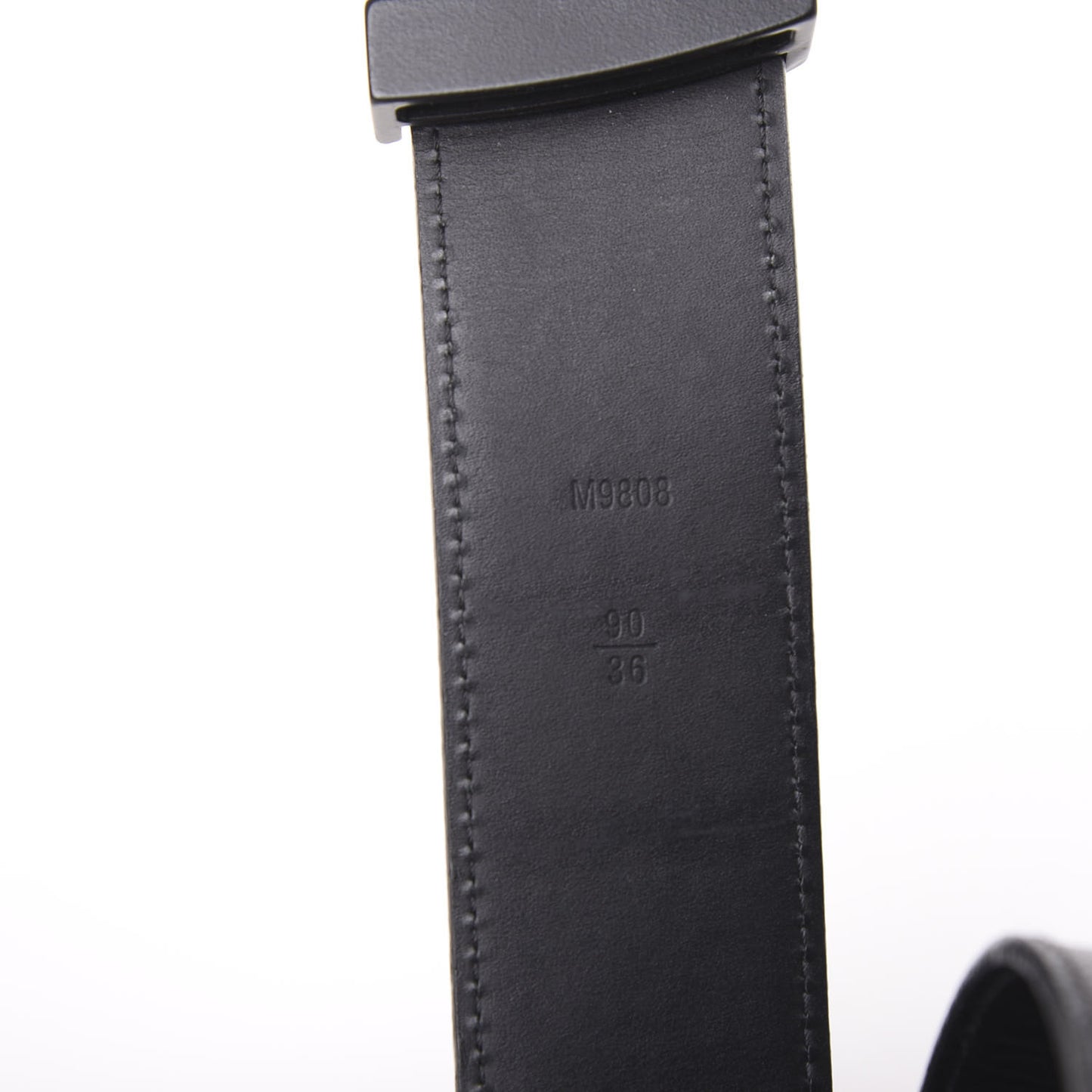 Damier Graphite 40mm LV Initiales Belt 90 36