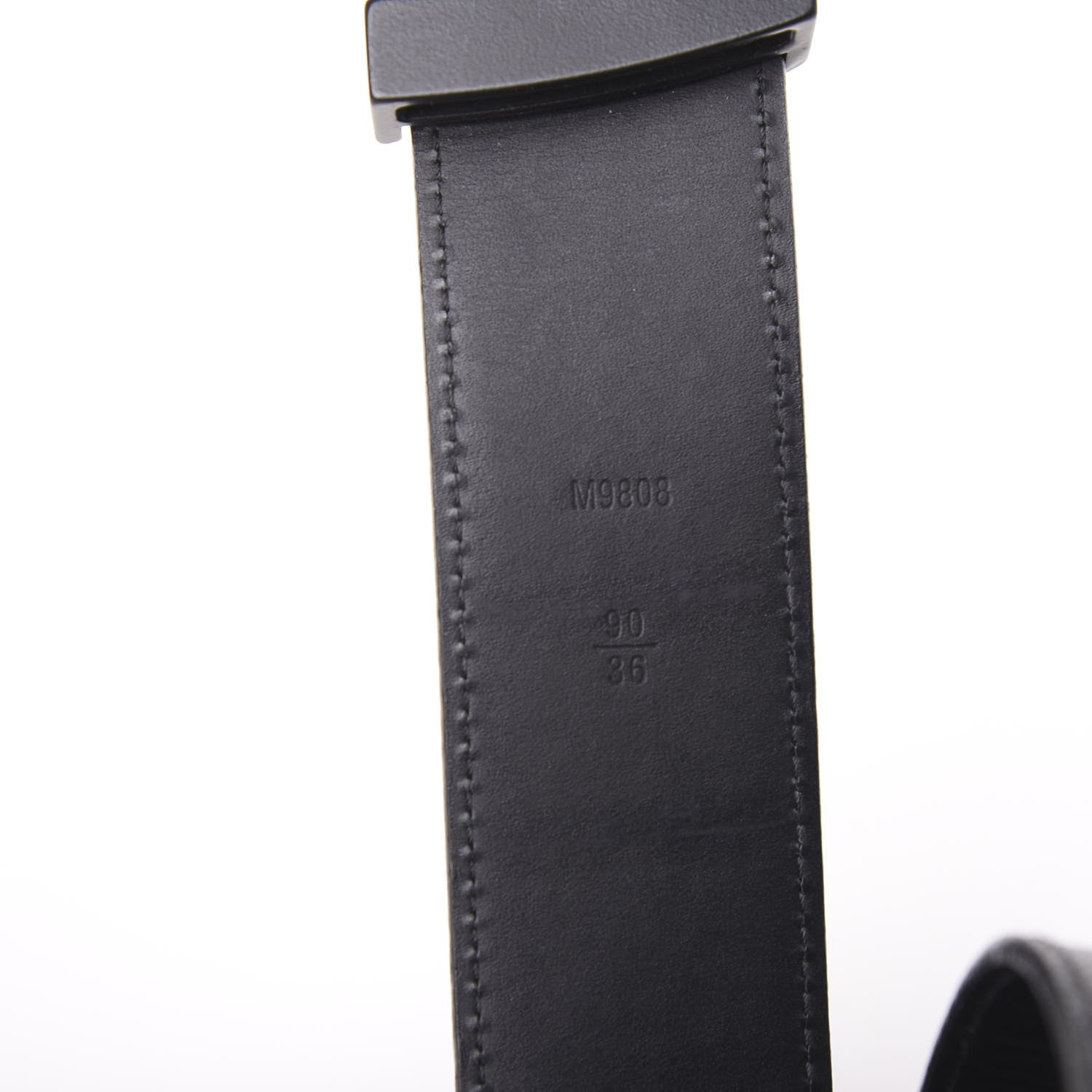 Louis Vuitton Damier Graphite 40mm LV Initiales Belt 90 36 4 of 5