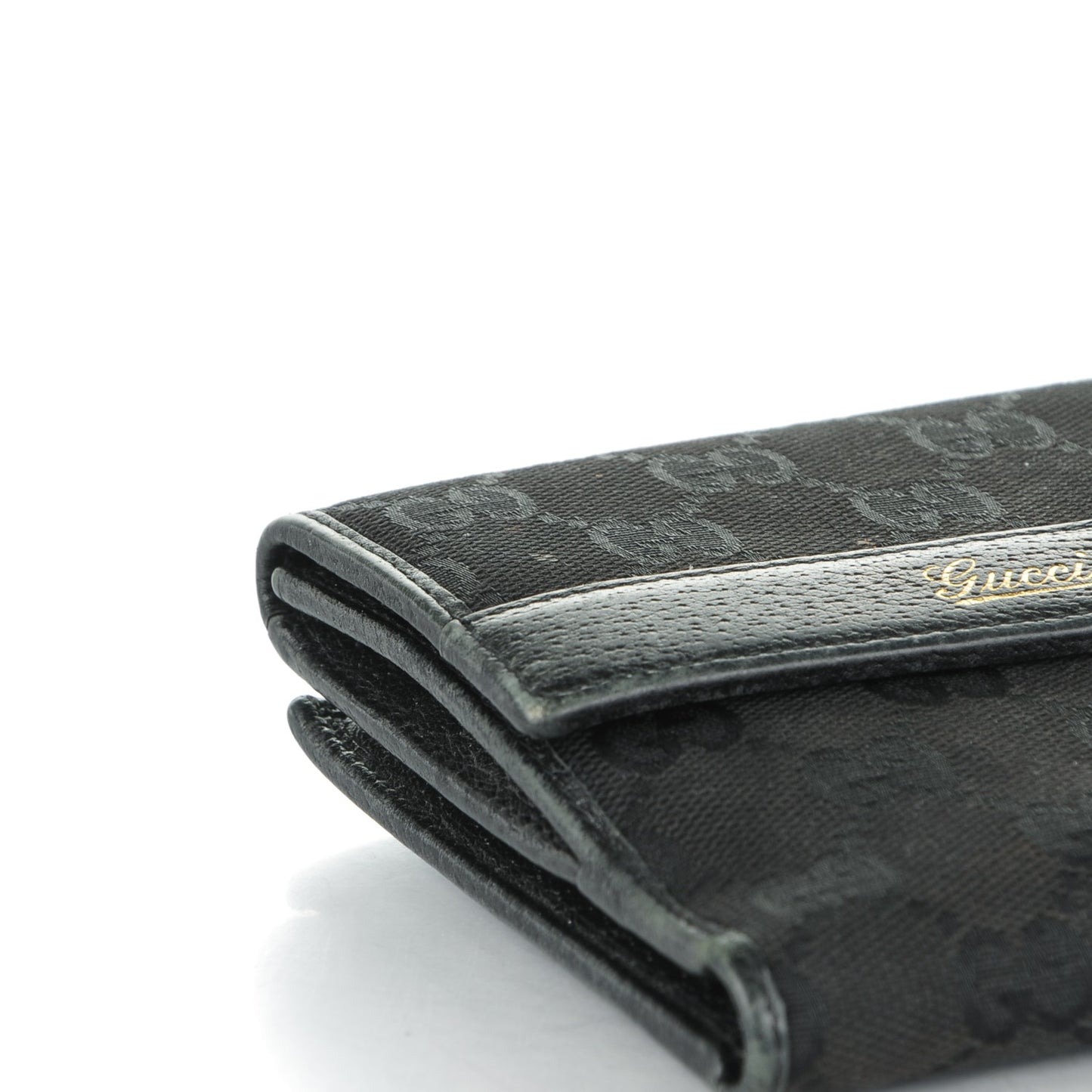 Monogram French Flap Wallet Black