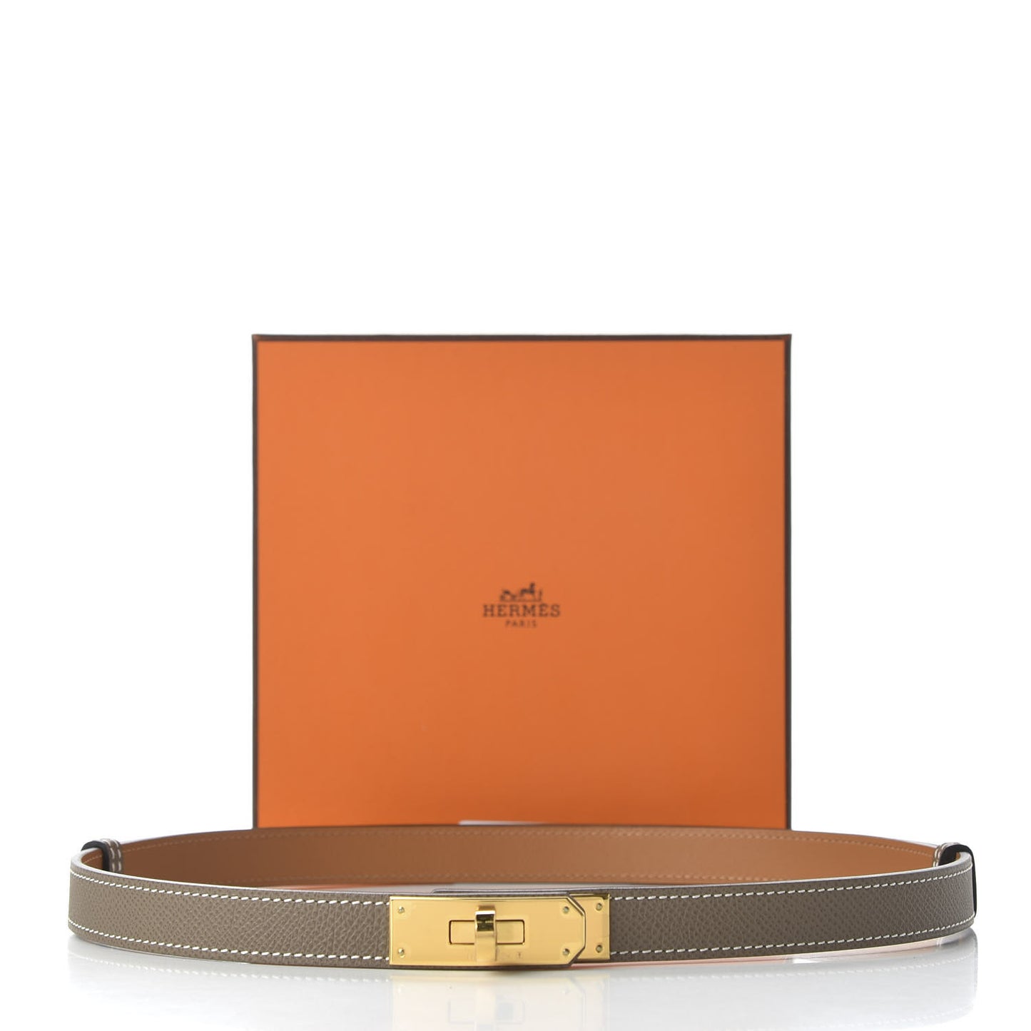 Epsom Kelly Belt Etoupe