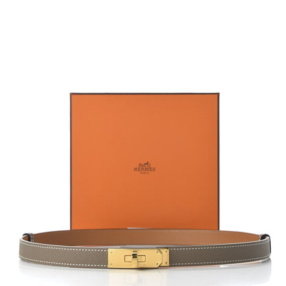 Hermes Epsom Kelly Belt Etoupe 5 of 5